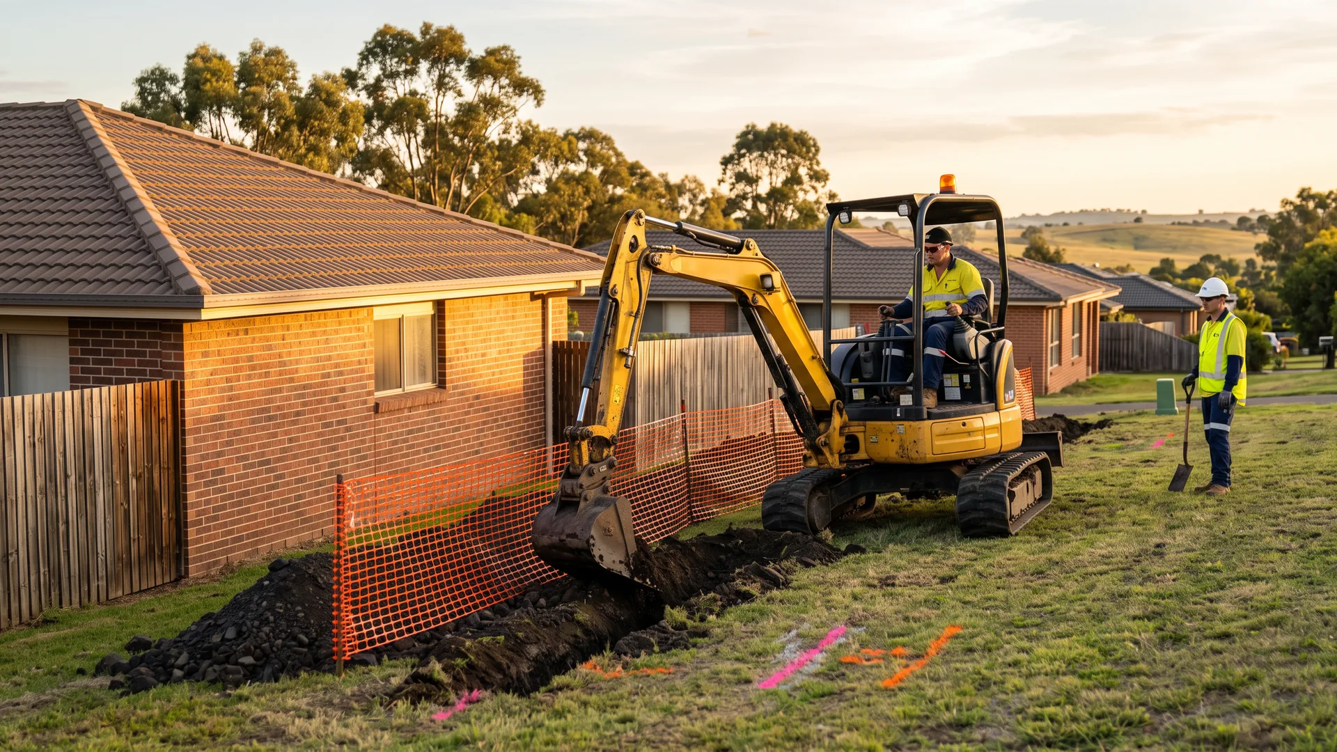Excavator Hire Toowoomba for Trenches, Pads and Footings