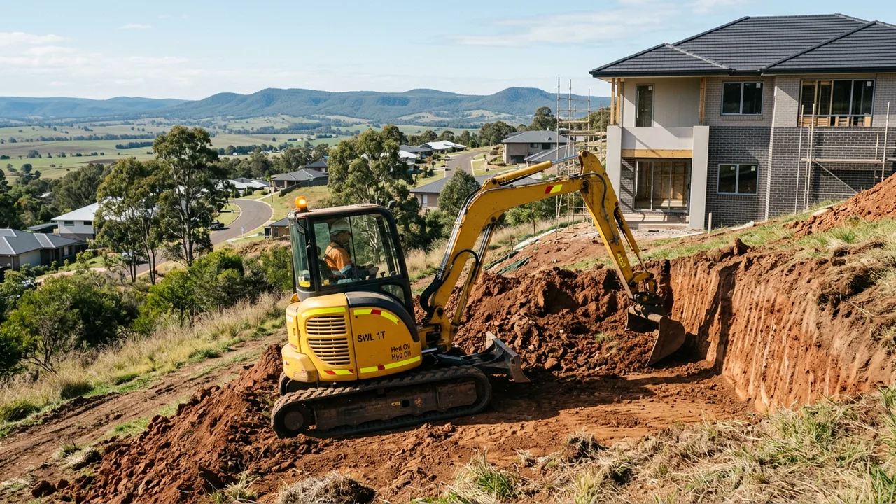 Excavator Hire Glenvale for Pads, Driveways and Trenches